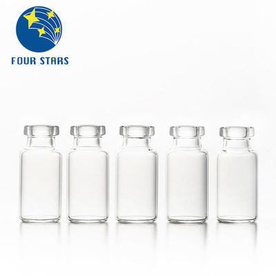ফার্মাসিউটিক্যাল 2ml 5ml 7ml 10ml 15ml 20ml 30ml পরিষ্কার অ্যাম্বার গ্লাস টিউবুলার ইনজেকশন শিশি