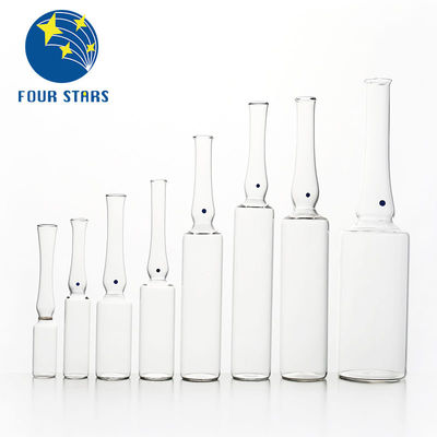 Borosilicate5.0 গ্লাস খালি গ্লাস Ampoules মসৃণ পৃষ্ঠ