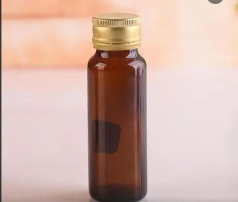 500ml গ্লাস ওরাল লিকুইড বোতল ব্রাউন অ্যাম্বার রাউন্ড