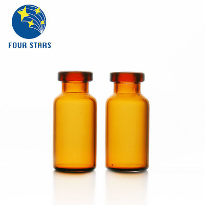ফার্মাসিউটিক্যাল 2ml 5ml 7ml 10ml 15ml 20ml 30ml পরিষ্কার অ্যাম্বার গ্লাস টিউবুলার ইনজেকশন শিশি