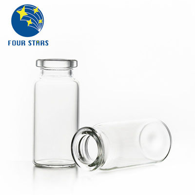 ফার্মাসিউটিক্যাল 2ml 5ml 7ml 10ml 15ml 20ml 30ml পরিষ্কার অ্যাম্বার গ্লাস টিউবুলার ইনজেকশন শিশি