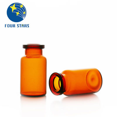 ফার্মাসিউটিক্যাল 2ml 5ml 7ml 10ml 15ml 20ml 30ml পরিষ্কার অ্যাম্বার গ্লাস টিউবুলার ইনজেকশন শিশি
