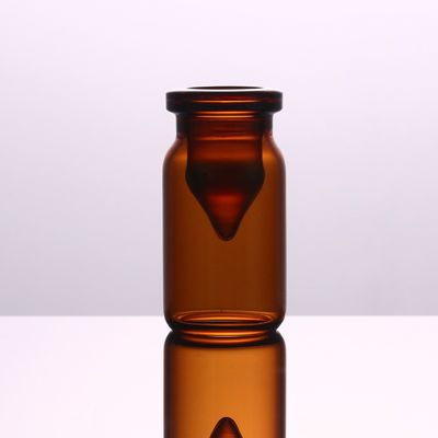 1ml 3ml ক্লিয়ার বোরোসিলিকেট সিরাপস ফার্মাসিউটিক্যাল গ্লাস শিশি লাইনার সহ