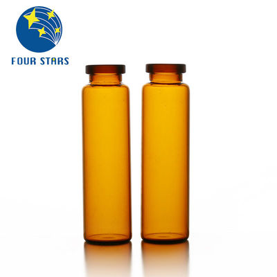 তাপ প্রতিরোধী মৌখিক তরল বোতল অ্যাম্বার 15ml কাচের শিশি