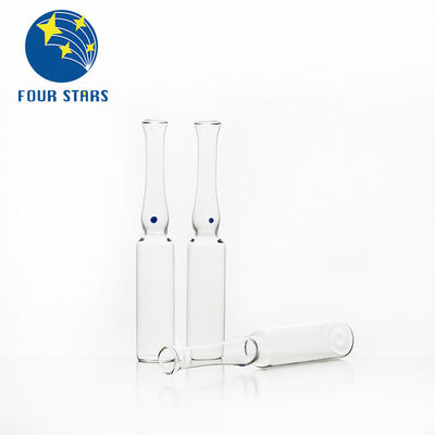 মসৃণ পৃষ্ঠ খালি গ্লাস Ampoules সহজ খোলা শেষ